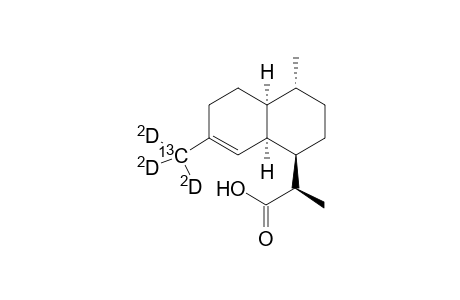 (2R)-2-[(1R,4R,4aS,8aS)-4-methyl-7-(trideuteriomethyl)-1,2,3,4,4a,5,6,8a-octahydronaphthalen-1-yl]propanoic acid