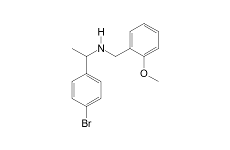 1-(4-Bromophenyl)-N-(2-methoxybenzyl)ethan-1-amine