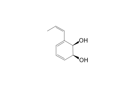 cis-(1S,2R)-1,2-Dihydroxy-3-(cis-1'-propenyl)cyclohexa-3 5-diene