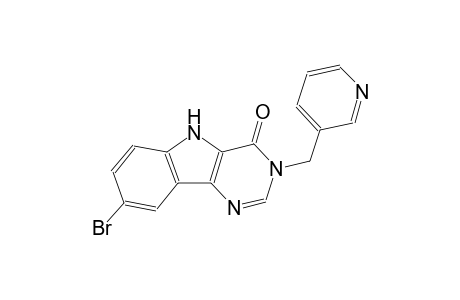 8-bromo-3-(3-pyridinylmethyl)-3,5-dihydro-4H-pyrimido[5,4-b]indol-4-one