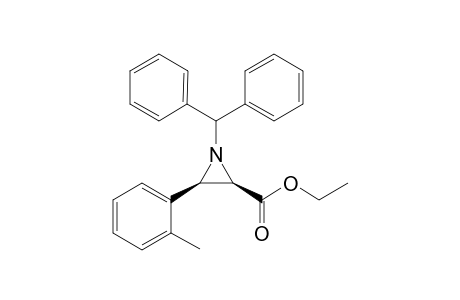 (2R,3R)-1-Benzhydryl-3-o-tolyl-aziridine-2-carboxylic acid ethyl ester