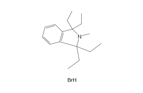 2-METHYL-1,1,3,3-TETRAETHYLISOINDOLINE, HYDROBROMIDE