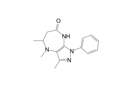 3,4,5-Trimethyl-1-phenyl-4,5,6,8-tetrahydropyrazolo[3,4-b][1,4]diazepin-7(1H)-one