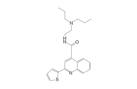 N-[2-(dipropylamino)ethyl]-2-(2-thienyl)-4-quinolinecarboxamide