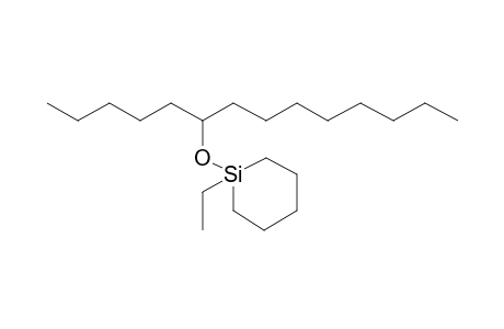 1-Ethyl-1-[(1-pentylnonyl)oxy]silinane