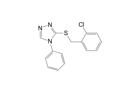 3-[(2-chlorobenzyl)sulfanyl]-4-phenyl-4H-1,2,4-triazole