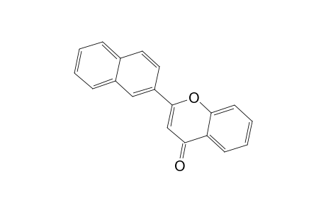 4H-1-Benzopyran-4-one, 2-(2-naphthalenyl)-
