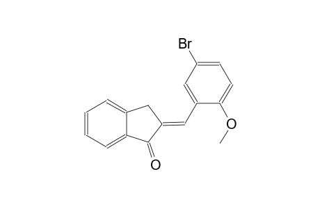 (2E)-2-(5-bromo-2-methoxybenzylidene)-2,3-dihydro-1H-inden-1-one