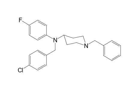 1-Benzyl-N-(4-fluorophenyl)-N-(4-chlorophenylmethyl)piperidin-4-amine