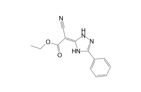 Ethyl Cyano(5-phenyl-2,4-dihydro[1,2,4]triazolp3-ylidene)acetate