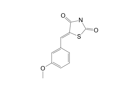 5-(3-METHOXYPHENYL)-METHYLIDENE-2,4-THIAZOLIDINEDIONE