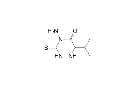 4-Amino-6-isopropyl-3-thioxo-1,2,4-triazinan-5-one