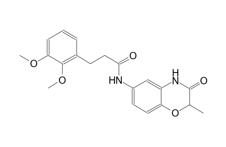 benzenepropanamide, N-(3,4-dihydro-2-methyl-3-oxo-2H-1,4-benzoxazin-6-yl)-2,3-dimethoxy-