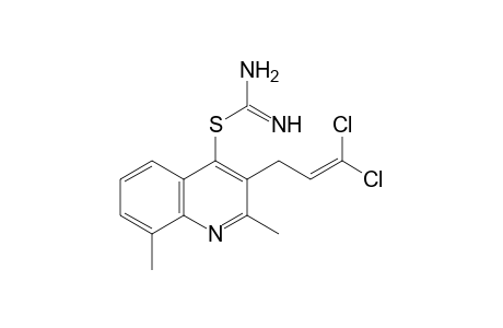 Isothiourea, S-[3-(3,3-dichloro-2-propenyl)-2,8-dimethyl-4-quinolinyl]-