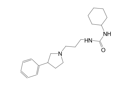 urea, N-cyclohexyl-N'-[3-(3-phenyl-1-pyrrolidinyl)propyl]-
