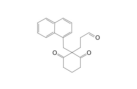 3-(1-(naphthalen-1-ylmethyl)-2,6-dioxocyclohexyl)propanal
