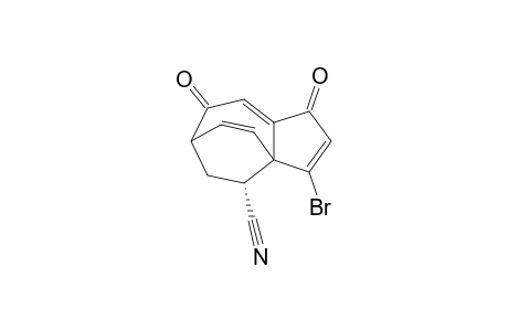 2-Bromo-11.alpha.-cyanotricyclo[6.2.2.0(1,5)]dodecane-2,5,9-triene-4,7-dione
