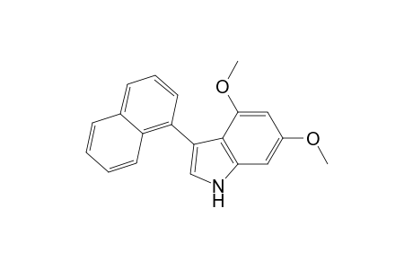 4,6-Dimethoxy-3-(1'-naphthyl)indole