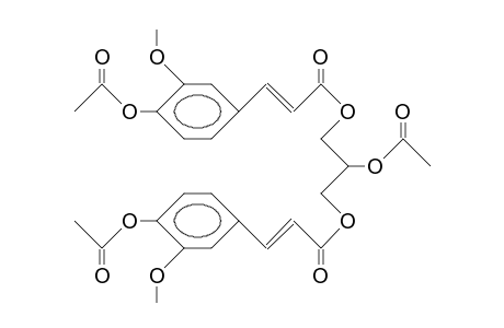 Peracetyl-1,3-diferulyl-glycerol