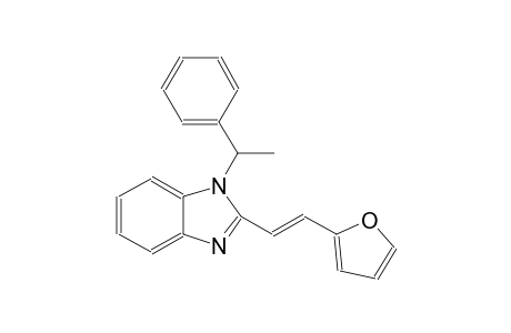 1H-benzimidazole, 2-[(E)-2-(2-furanyl)ethenyl]-1-(1-phenylethyl)-