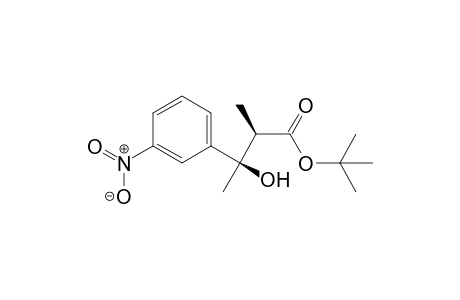 Syn-tert-butyl 3-hydroxy-2-methyl-3-(3-nitrophenyl)butanoate