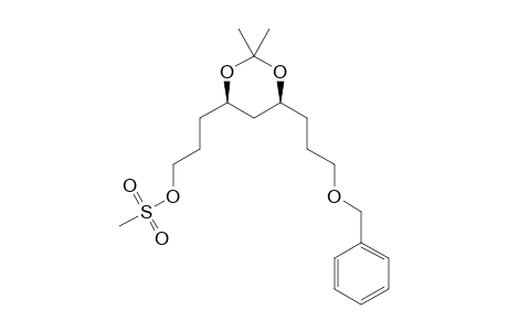 (4R,6S)-1-METHYLSULFONYLOXY-4,6-O-ISOPROPYLIDENE-9-(BENZYLOXY)-4,6-NONANEDIOL
