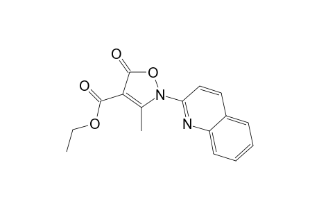 Ethyl 3-methyl-5-oxo-2-(quinolin-2-yl)-2,5-dihydroisoxazole-4-carboxylate
