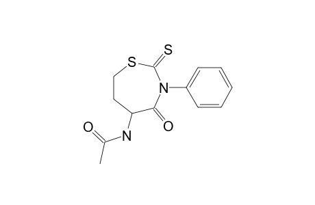 R,S-5-ACETYLAMINO-3-PHENYL-2-THIOXO-1,3-THIAZEPAN-4-ONE