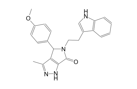 pyrrolo[3,4-c]pyrazol-6(1H)-one, 4,5-dihydro-5-[2-(1H-indol-3-yl)ethyl]-4-(4-methoxyphenyl)-3-methyl-