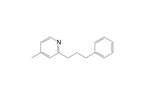 2(3'-Phenylpropyl)-4-methylpyridine