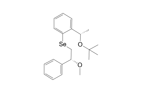 1-[(S)-1-(1,1-Dimethylethoxy)ethyl]-2-[(R)-(2-methoxy-2-phenyl)ethyl]selenobenzene