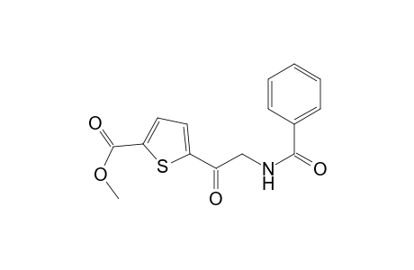 5-(2-benzamido-1-oxoethyl)-2-thiophenecarboxylic acid methyl ester