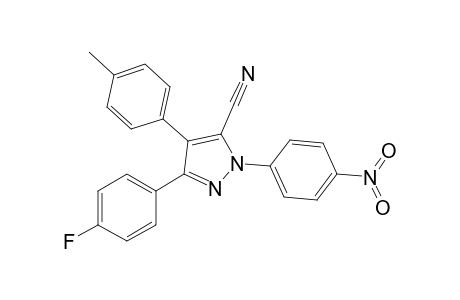 3-(4'-Fluorophenyl)-1-(p-nitrophenyl)-4-(p'-methylphenyl)-1H-pyrazole-5-carbonitrile
