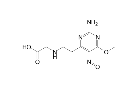 N-(2-Amino-6-methoxy-5-nitrosopyrimidin-4-yl)ethyl Glycinate