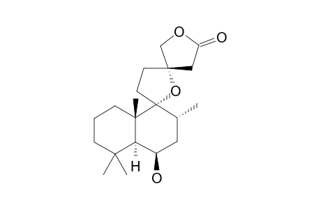 VITEXTRIFOLIN_F;(REL-5-S,6-R,8-R,9-R,10-S,13-S)-6-HYDROXY-9,13-EPOXYLABDA-15,16-OLIDE