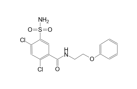 benzamide, 5-(aminosulfonyl)-2,4-dichloro-N-(2-phenoxyethyl)-