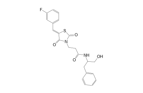 3-thiazolidinepropanamide, 5-[(3-fluorophenyl)methylene]-N-[(1S)-2-hydroxy-1-(phenylmethyl)ethyl]-2,4-dioxo-, (5Z)-