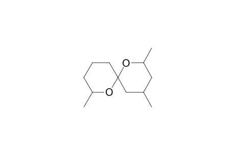 2,4,8-Trimethyl-1,7-dioxspiro[5.5.]undecane