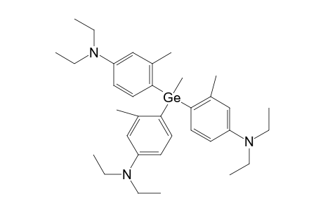 Benzenamine, 4,4',4''-(methylgermylidyne)tris[N,N-diethyl-3-methyl-