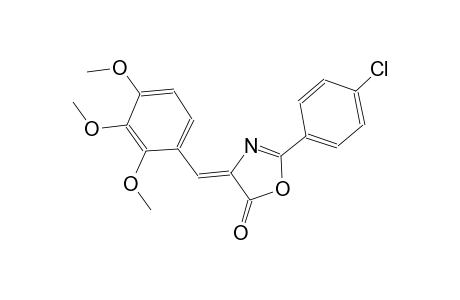 (4Z)-2-(4-chlorophenyl)-4-(2,3,4-trimethoxybenzylidene)-1,3-oxazol-5(4H)-one