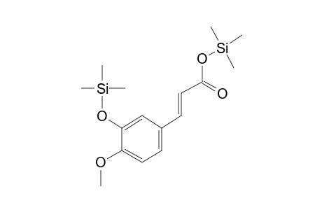 Cinnamic acid, 4-methoxy-3-(trimethylsiloxy)-, trimethylsilyl ester