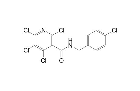 3-pyridinecarboxamide, 2,4,5,6-tetrachloro-N-[(4-chlorophenyl)methyl]-