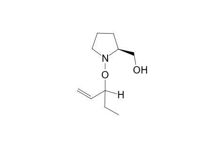 O-(Pent-1'-en-3'-yl)-2-[(S)-hydroxymethyl]pyrrolidine hydroxylamine