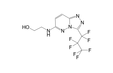 ethanol, 2-[[3-(1,1,2,2,3,3,3-heptafluoropropyl)[1,2,4]triazolo[4,3-b]pyridazin-6-yl]amino]-