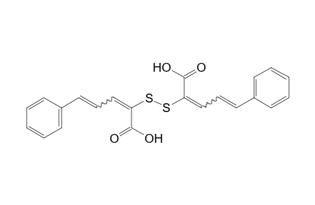 2,2'-dithiobis(5-phenyl-2,4-pentadienoic acid)