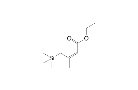 (Z)-3-methyl-4-trimethylsilyl-2-butenoic acid ethyl ester