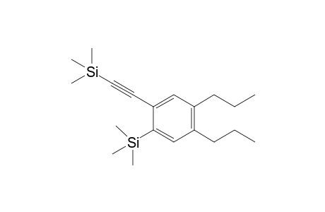 {4,5-Dipropyl-2-[2-(trimethylsilyl)ethynyl]phenyl}(trimethyl)silane