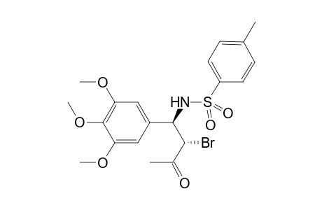 (+/-)-trans-3-Bromo-4-(3,4,5-trimethoxyphenyl)-4-(p-toluenesulfonamido)butan-2-one