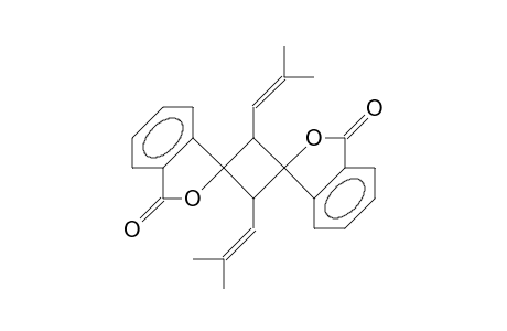 2,4-Bis(2-methyl-1-propenyl)-dispiro(1,3-dihydro-isobenzofuranone-3)-1,1-cyclobutane
