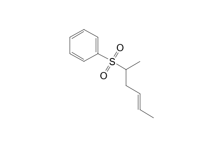 Benzene, [(1-methyl-3-pentenyl)sulfonyl]-, (E)-